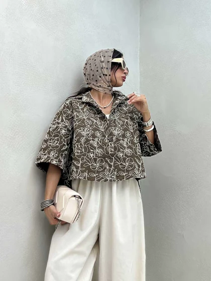 شومیز قیطونی