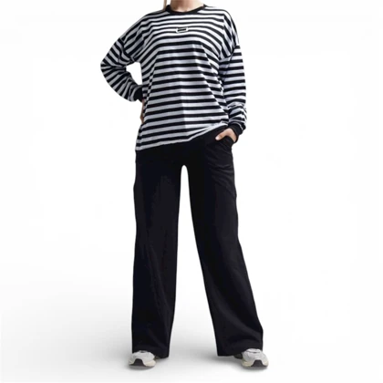 ست بلوز و شلوار راه راه/کد:100882