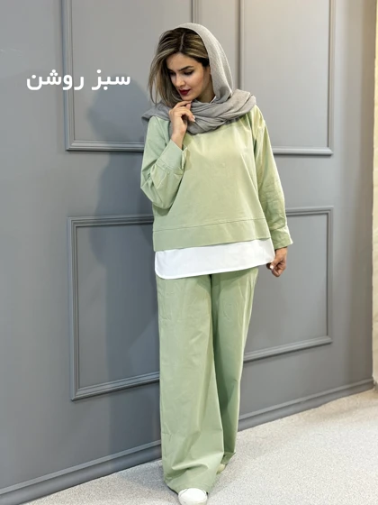 ست مانتو شلوار بگ