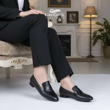 کفش زنانه چرم کد 2046001