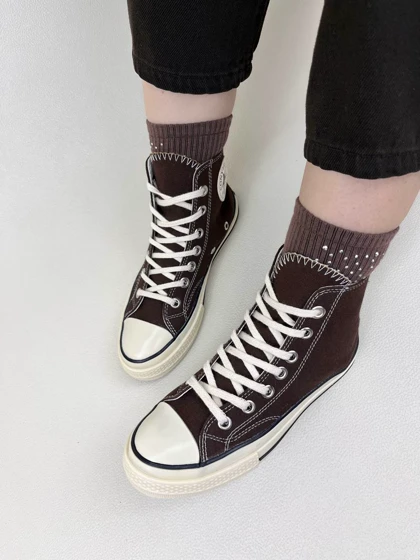 زنانه ساق‌دار الستار | ونس زنانه ساق‌دار الستار Converse ALL STAR کد 651 کد 487