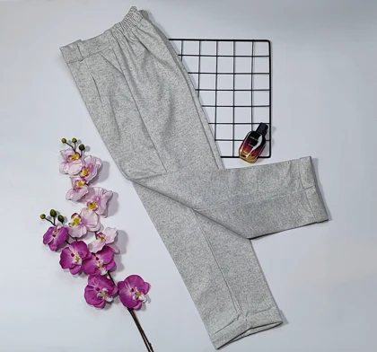 شلوار مام فوتر پشمی کد 40196