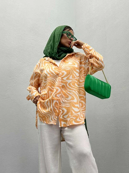 شومیز طرحدار BERSHKA