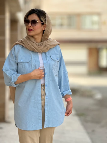 مانتو لینن ساتین