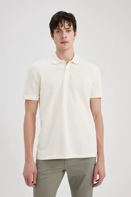 تیشرت یقه پولو مردانه اورجینال دیفکتو defacto