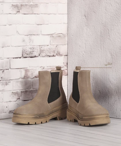 نیم بوت مردانه بدون بند و زیپ‌دار 1094