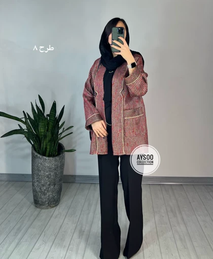 مانتو کتی ژاکارد