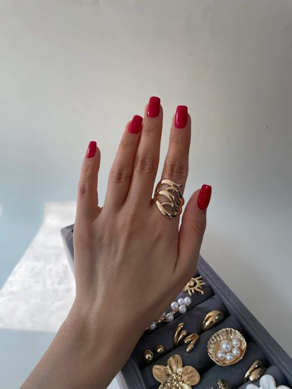 انگشترای فشن طلایی