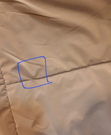 کاپشن کلاهدار نیل ( دارای ایراد جزئی )