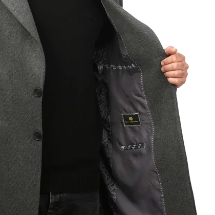 پالتو فوتر بلند مردانه مدل 61667