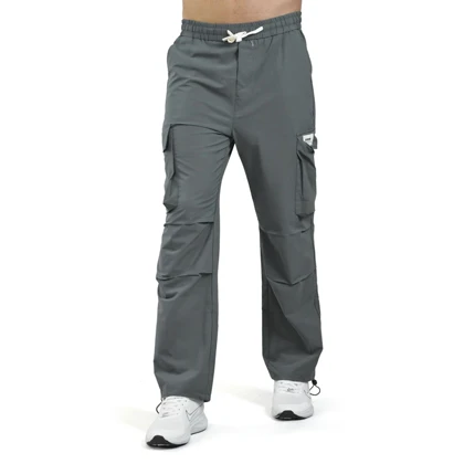 شلوار کارگو دمپا کش اسپرت مدل D6269 طوسی