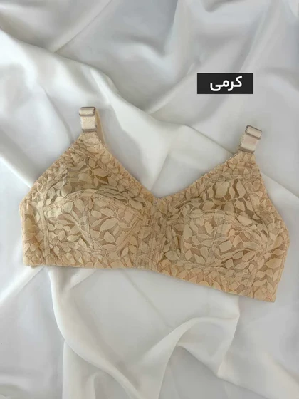 سوتین دانتل برگی زیرنخ رایکان کد 20872009