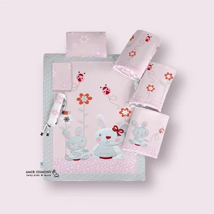 سرویس خواب هفت تکه رزبرن طرح LITTLE BUNNY