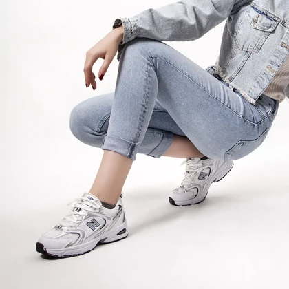 کتانی مدل new balance 530-سفید مشکی کد 1504