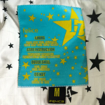 SIZE S-M کاپشن اسکی زنانه و دخترانه گورتکس حرفه ای اورجینال از برند معتبر FELICE کره جنوبی