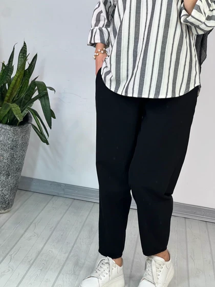 شلوار لینن مام استایل(ایراد دار)