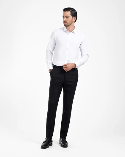 ام کی کالکشن پیراهن آستین بلند mk-22909-white