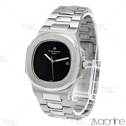 ساعت پتک فیلیپ ناتیلوس مردانه صفحه مشکی مهندسی 106056