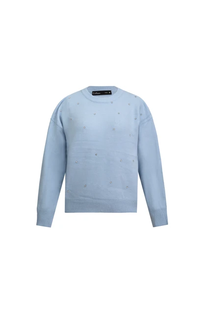 بلوز بافت سنگ دوزی - 3316