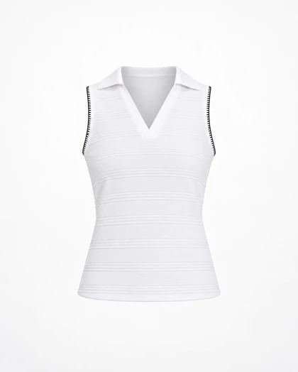 تاپ تنیسی زنانه اویشو Oysho مدل Sleeveless V-Neck Top