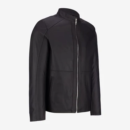 کاپشن مردانه چرم طبیعی مونو mono مدل K0007