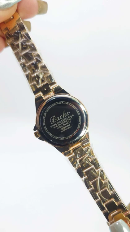 ساعت مچی زنانه باوک Baoke نگین‌دار با موتور کوارتز