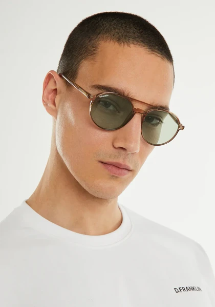 عینک آفتابی دی فرانکلین مدل D.franklin America Round Bronze / Brown