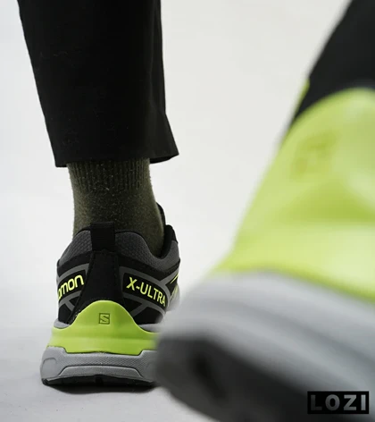 کفش کتانی مشکی سبز Salomon X ULTRA