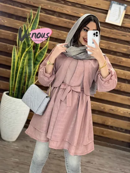 مانتو نازلی ژیله دار
