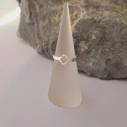 بند انگشتی استیل طرح ونکلیف Van Cleef & Arpels