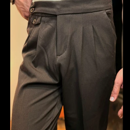 شلوار کمر ایتالیایی پارچه بزیاق درجه یک پرمیوم | تضمین بهترین کیفیت