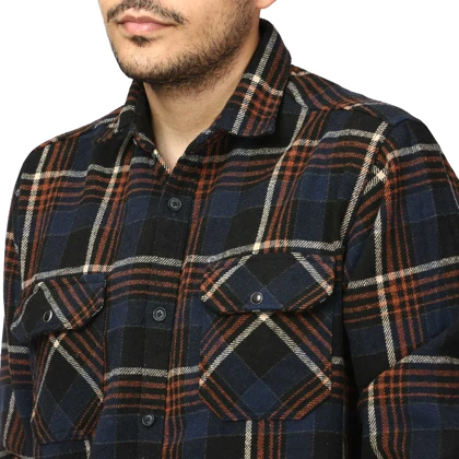 پیراهن آستین بلند پشمی مردانه مدل 6103888