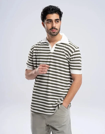 بافت رینگر یقه هفت