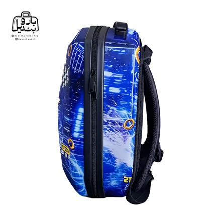 کوله‌پشتی مدرسه هارد کیس Marinox Marvel کد 1050 طرح سونیک Sonic