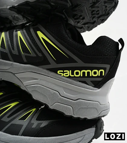 کفش کتانی مشکی سبز سالومون Salomon X ULTRA