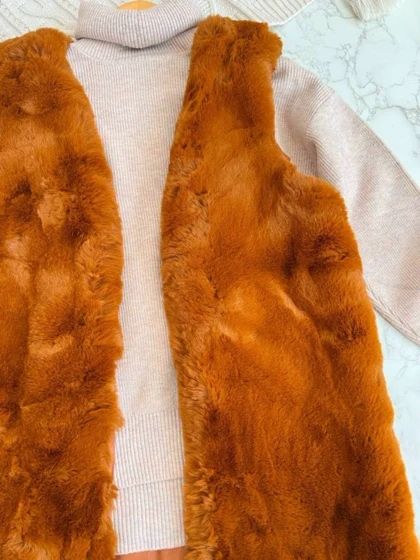 جلیقه خز آستردار کد 1404