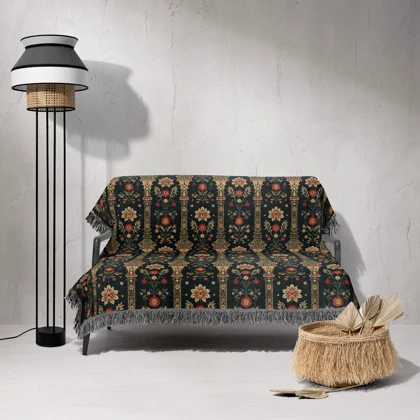 شال مبل ریش دار classic 53