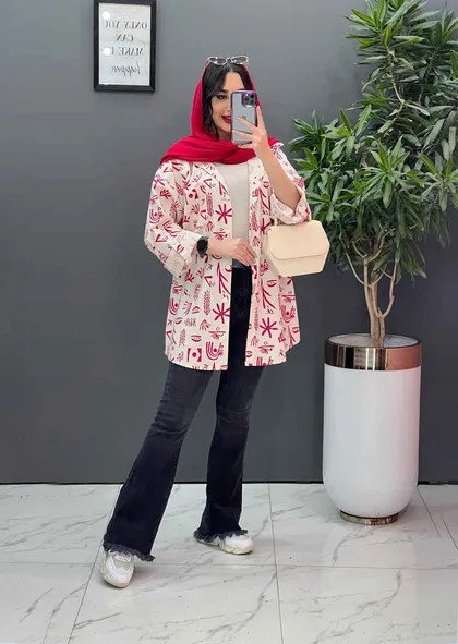 شومیز طرحدار سنتی