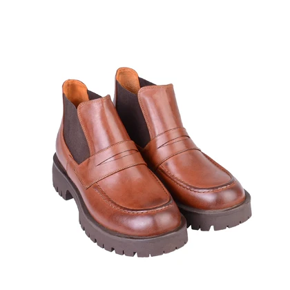 نیم‌بوت لوفر چرم زنانه 229