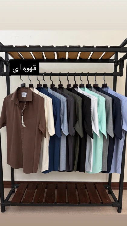 پیراهن آستین کوتاه ساده قابپک مخفی 2655