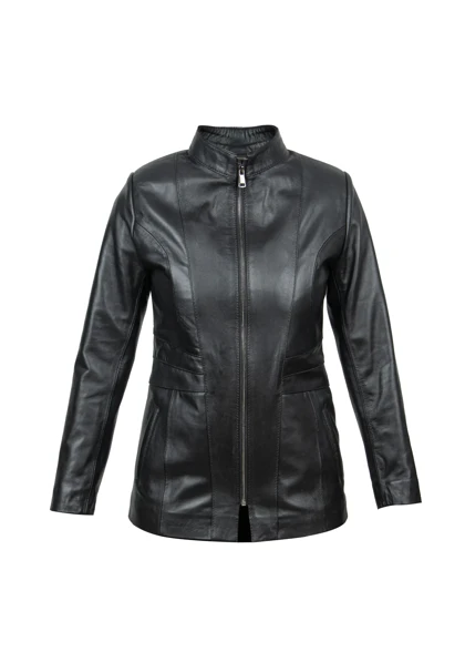 پالتو چرم زنانه مدل wg1001