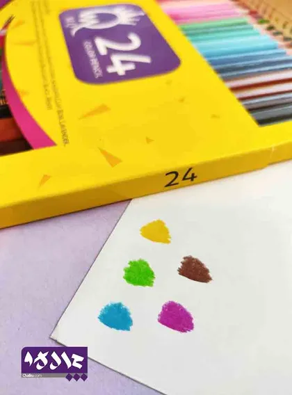 مداد رنگی 24 رنگ MQ