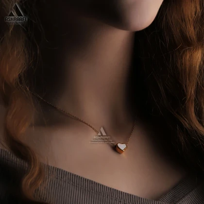 گردنبند طرح قلب Shell Heart Necklace G2
