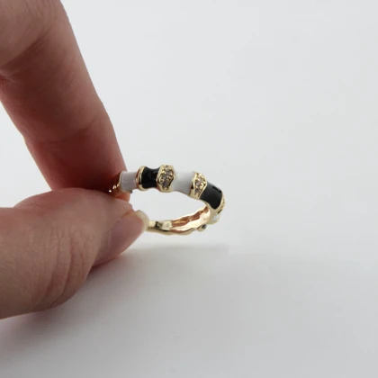 انگشتر دخترانه مدل میناکاری