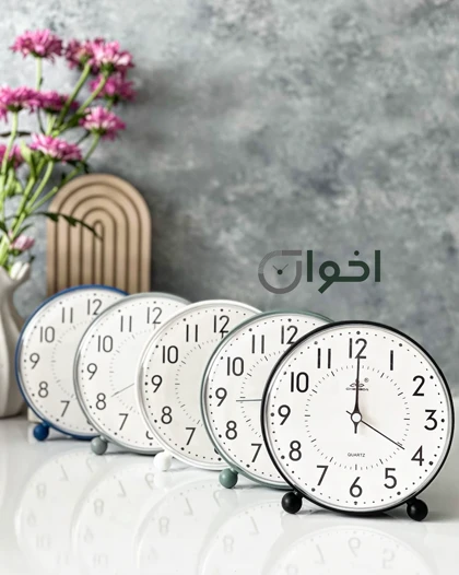 ساعت رومیزی آنالوگ گرد