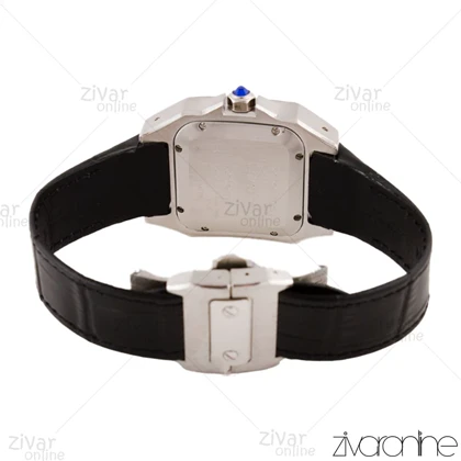 ساعت کارتیر زنانه مدل سانتوس بند چرمی 105594