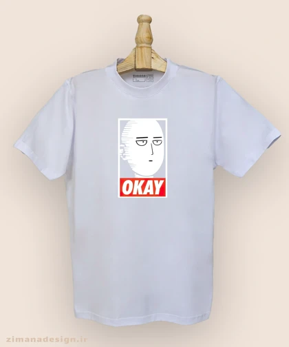 تیشرت مردانه و زنانه طرح وان پانچ من شخصیت سایتاما کد 899