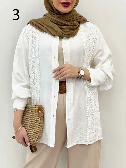 شومیز ترکیبی دانتل