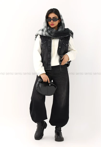 هودی باکسی ساده رنگی کد1005150