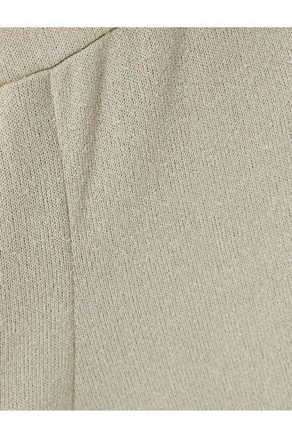 شلوار گشاد دور کمر الاستیک ترکیبی ویسکوز گشاد 4SAK40010EK